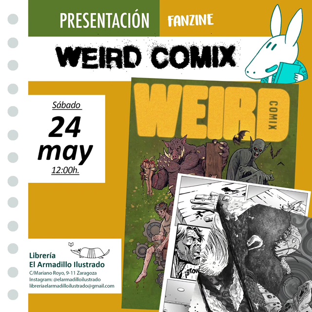 Presentación del segundo vol. de Weird Comix